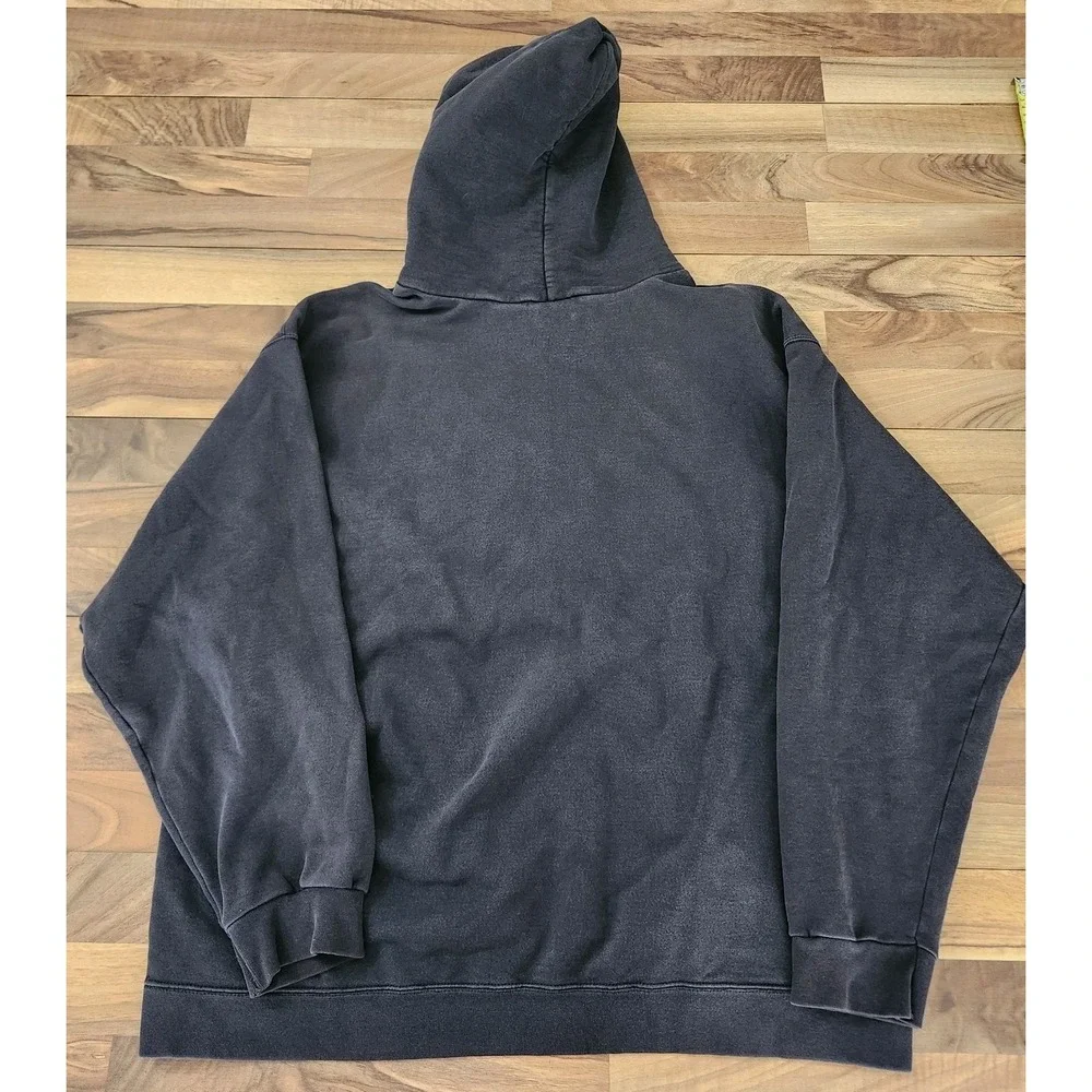 VTG 90s White Tag Nike Hoodie Big Logo Black Size XL